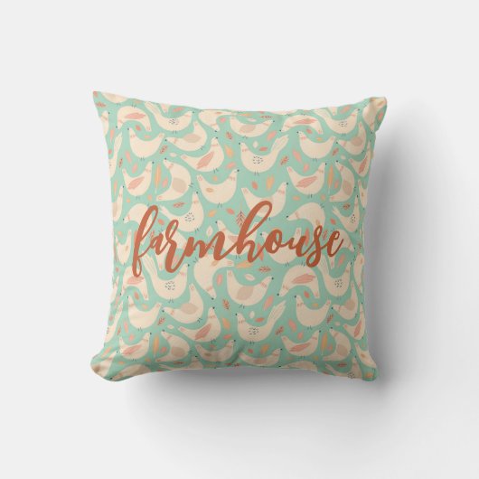 チキンファームハウス装飾用クッション クッション (正面)