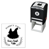 チキンファームフレッシュエッグテーマ セルフインキングスタンプ (インサイチュ)