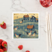 チキンファームペーパーナプキン スタンダードカクテルナプキン (インサイチュ)