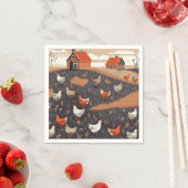 チキンファームペーパーナプキン スタンダードカクテルナプキン (インサイチュ)