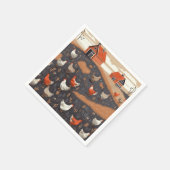 チキンファームペーパーナプキン スタンダードカクテルナプキン (角)