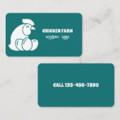 チキンファーム卵 名刺 (正面/裏面)
