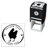 チキンファーム生卵カントリーヘン セルフインキングスタンプ (インサイチュ)
