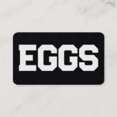 チキンファーム生卵 名刺 (正面)