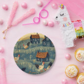 チキンファーム紙プレート ペーパープレート (パーティー)