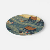 チキンファーム紙プレート ペーパープレート (アングル)