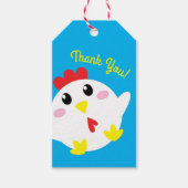 チキンファーム誕生日パーティーキッズ ギフトタグ (正面)