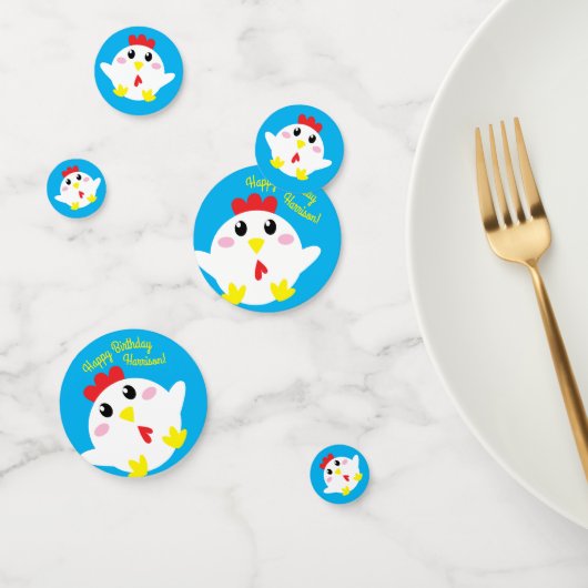 チキンファーム誕生日パーティーキッズ コンフェッティ (グループ)