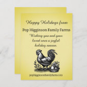 チキンファーム シーズンカード (正面/裏面)