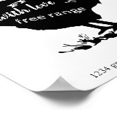 チキンファーム⎢ポパーソナライズされたスター ポスター (角)