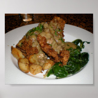 チキンフライドステーキ！ ポスター