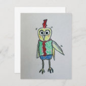 チキンフラットサンキューカード サンキューカード (正面/裏面)