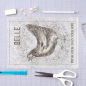 チキンフランスのHENグランジヴィンテージアイボリー切り離 薄葉紙 (クラフト)