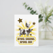 チキンブラウン牛2 ポストカード (スタンド正面)