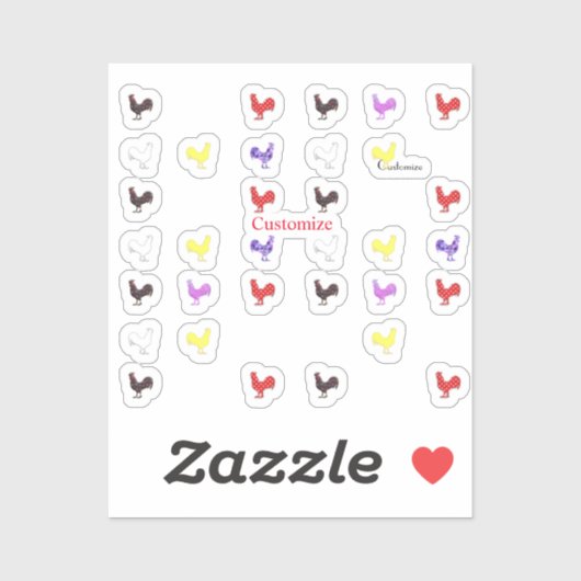 チキンヘンサンダー_コーブ シール (シート)