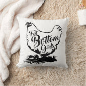 チキンヘンファットボトムエッグ装飾用クッション クッション (ブランケット)