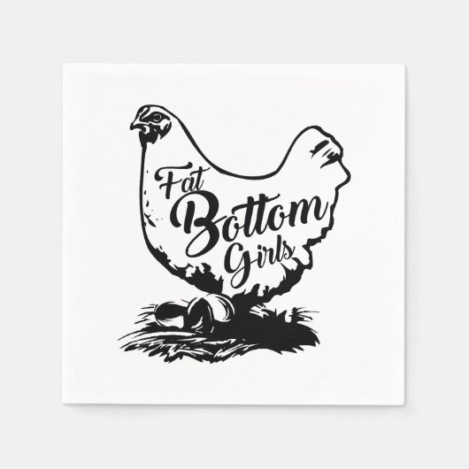 チキンヘン脂肪底ナプキン スタンダードカクテルナプキン (正面)