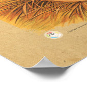 チキンヘン骨格解剖図 ポスター (角)