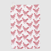 チキンヘン ゴルフタオル (正面)