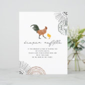 チキンベビーシャワーおむつラッフル (スタンド正面)