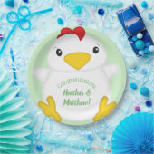 チキンベビーシャワーファーム ペーパープレート (パーティー)
