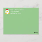 チキンベビーシャワーファーム ポストカード (裏面)