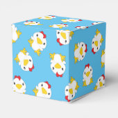 チキンベビーシャワーブルーボーイ フェイバーボックス (裏面サイド)