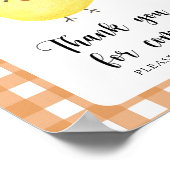 チキンベビーシャワー – ありがとうござ来う ポスター (角)