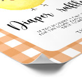 チキンベビーシャワー – おむつ付き ポスター (角)