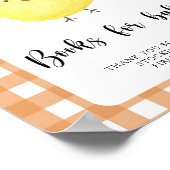 チキンベビーシャワー – ベビー用の本 ポスター (角)