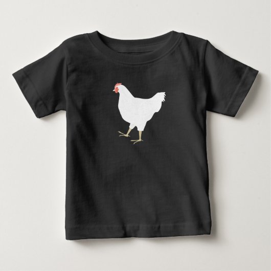 チキンベビーTシャツ ベビーTシャツ (正面)