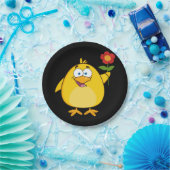 チキンホールディングアフラワー紙プレート ペーパープレート (パーティー)