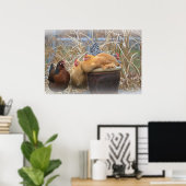 チキンポスター ポスター (ホームオフィス)