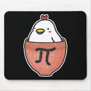 チキンポットパイおもしろいデイ先生数学 マウスパッド