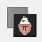 チキンポットパイおもしろいデイ先生数学 マグネット (正面/裏面)