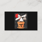 チキンポットパイシャツパイ日2023おもしろい数学3 14 M 名刺 (裏面)