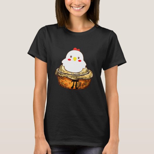 チキンポットパイディパイ数学オタク Tシャツ (正面)