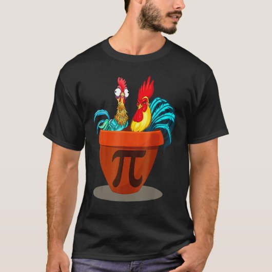 チキンポットパイディパイ 数学好き ギーク 314 Tシャツ (正面)
