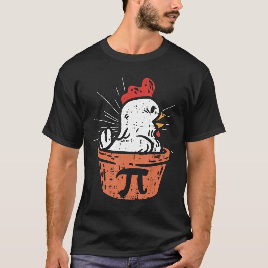 チキンポットパイデーパイ数学オタク314 Tシャツ (正面)