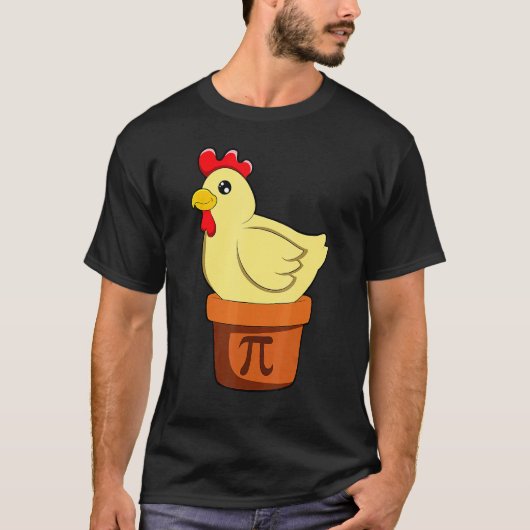 チキンポットパイ数学の日 Tシャツ (正面)