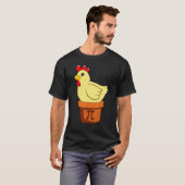 チキンポットパイ数学の日 Tシャツ (正面フル)