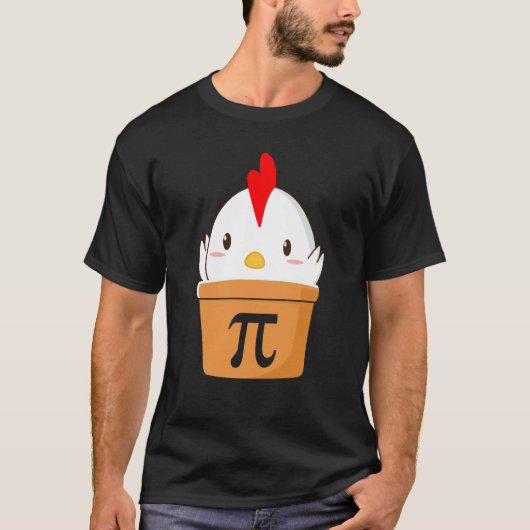 チキンポットパイ 数学の日 科学の日 Tシャツ (正面)