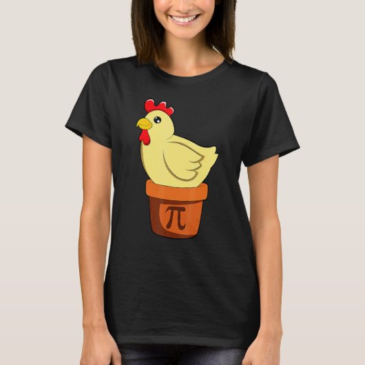 チキンポットパイ 数学の日 Tシャツ (正面)