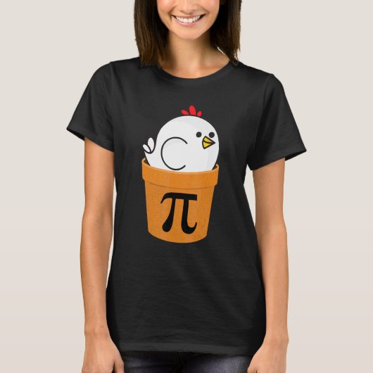 チキンポットパイ 面白い数学の日 1 Tシャツ (正面)