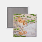 チキンマグネットの秋 マグネット (正面/裏面)