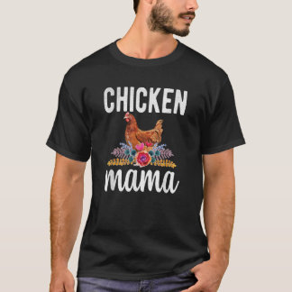 チキンママチキン農家誇りを持ったチキンママT Tシャツ