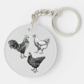 チキンママ！ キーホルダー (裏面)