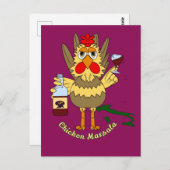 チキンマルサラ~チキンおもしろいグ ポストカード (正面/裏面)