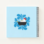 チキンマーティーニ個人クックブックレシピ手帳 ノートブック (裏面)