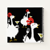 チキンマーティーニ個人クックブックレシピ手帳 ノートブック (裏面)